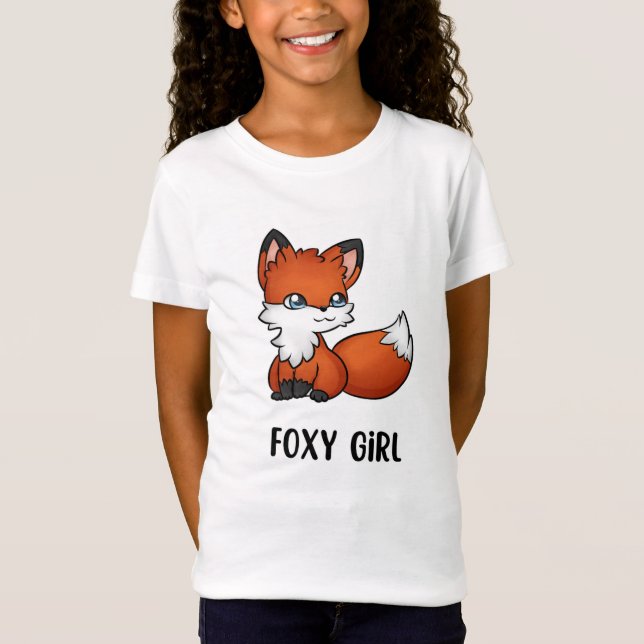 T-shirt fille Foxy (Devant)