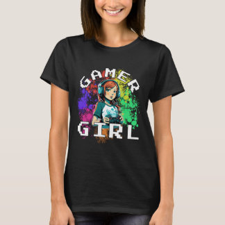 T-shirt fille gamer