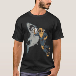 T-shirt Fille garçon coup de poing requin