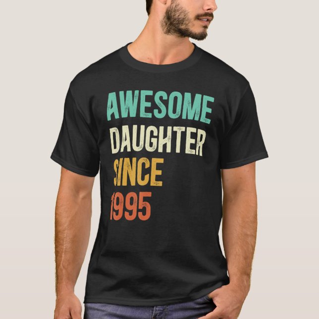 T-shirt Fille géniale depuis 1995 (Devant)