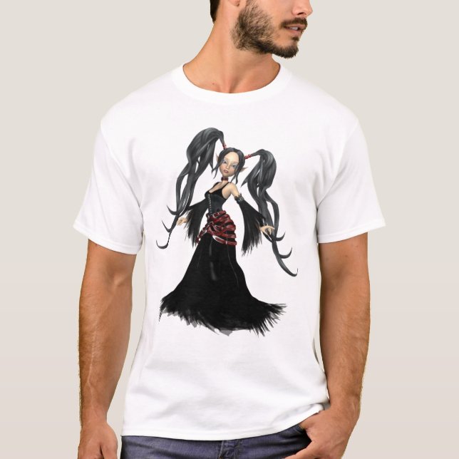 T-shirt Fille gothique (Devant)