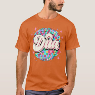 T-shirt Fille Groovy Rétro Dua Prénom Personnaliséee 80