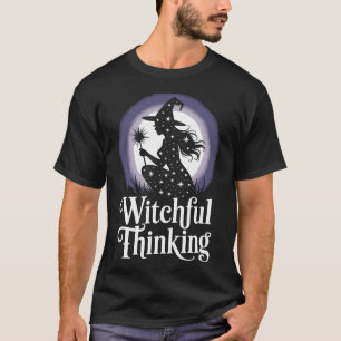 T-shirt fille Halloween Pensée ensorcelante