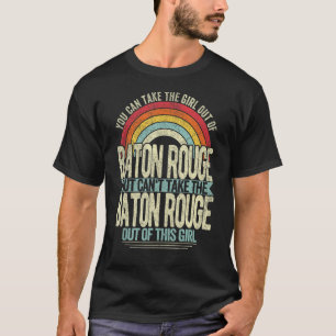 T-shirt Fille Hors De Baton Rouge Louisiane Accueil Ba