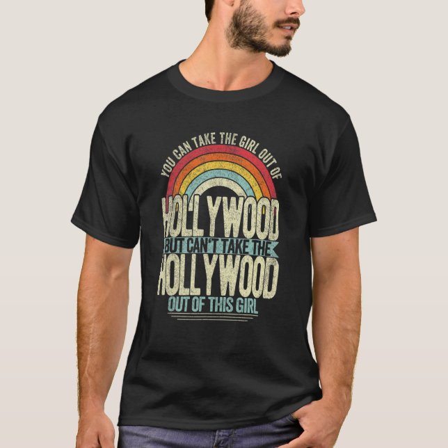 T-shirt Fille Hors D'Hollywood Floride Maison Hollyw (Devant)