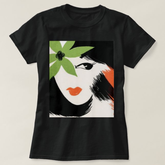T-shirt fille île (Design devant)
