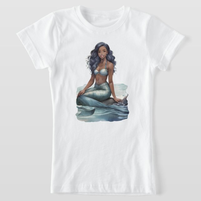 T-shirt fille Imaginaire Sirène (Poser)
