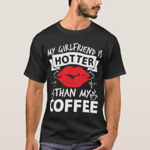 T-shirt Fille incroyable petite amie café coeur vêtements
