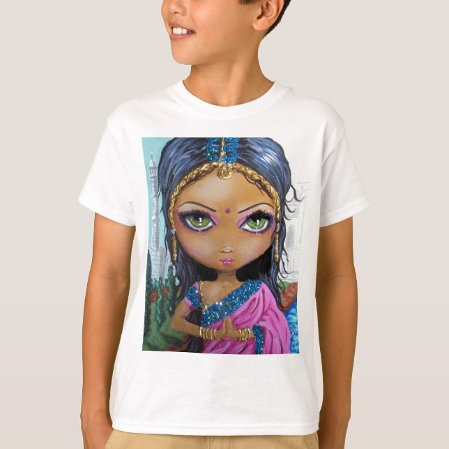 T-shirt fille indienne (Devant)