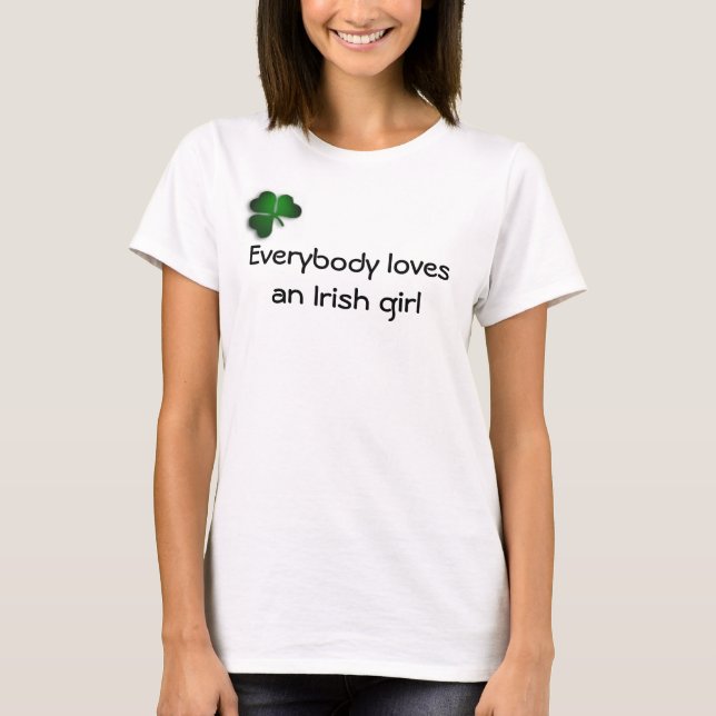 T-shirt Fille irlandaise (Devant)