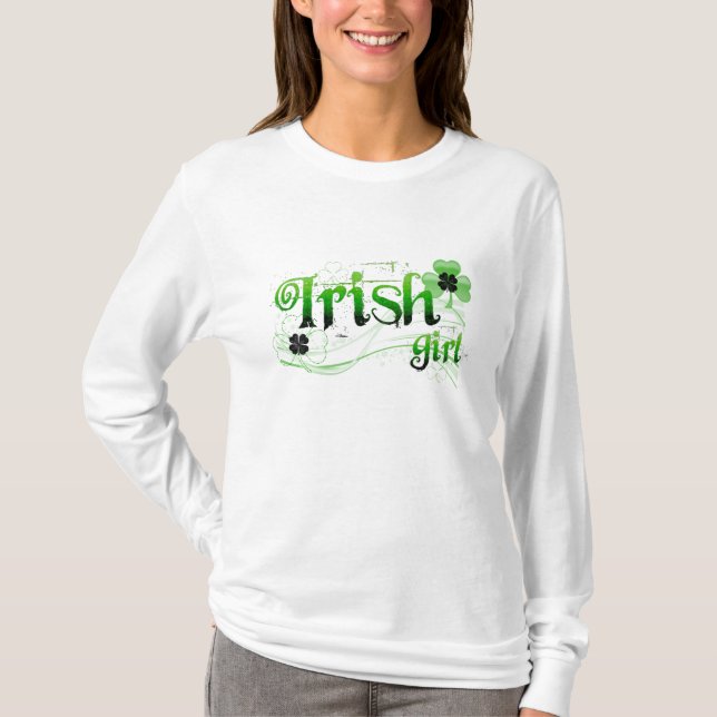 T-shirt Fille irlandaise (Devant)