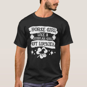 T-shirt Fille Irlandaise Cheval Comme Régulière Mais plus 