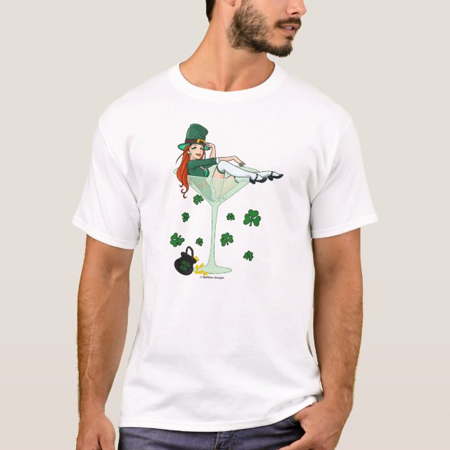 T-shirt Fille irlandaise Martini (Devant)
