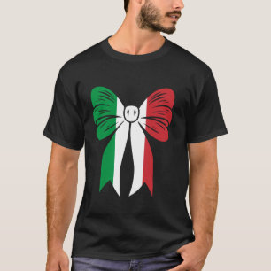 T-shirt Fille italienne Coquette Ruban à nœud Fierté Drape
