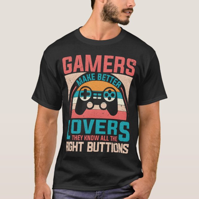 T-shirt Fille jeux vidéo rétro (Devant)