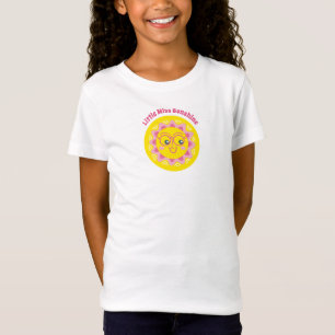 T-shirt fille joli Sunshine Jaune