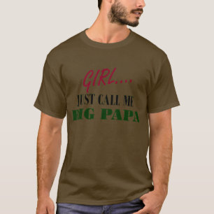 T-shirt fille… juste calorie je grand papa
