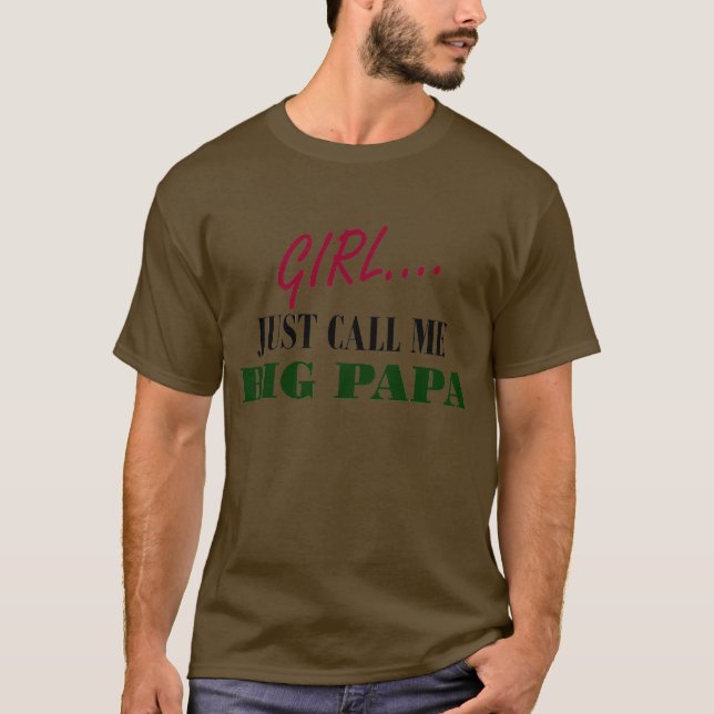 T-shirt fille… juste calorie je grand papa (Devant)