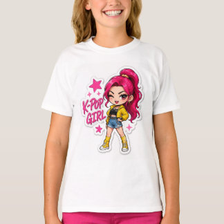 T-shirt fille K-pop 