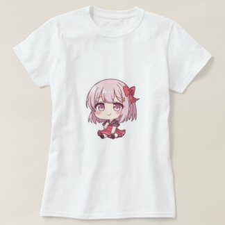 T-shirt fille Kawaii Chibi Anime