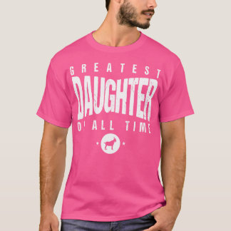 T-shirt Fille La Plus Grande De Tous Les Temps Filles Jour
