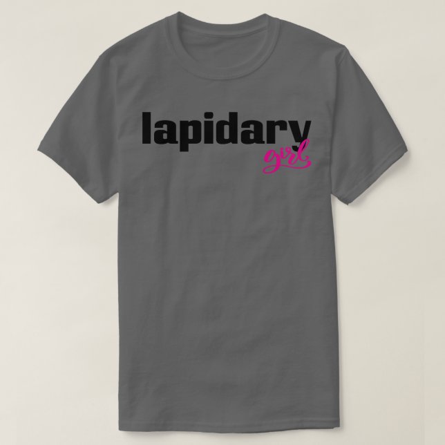 T-shirt Fille lapidaire (Design devant)