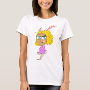 T-shirt fille lapin chibi