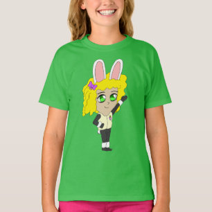 T-shirt fille lapin chibi  