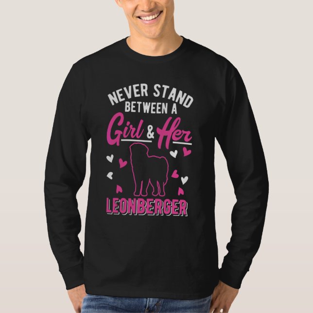 T-shirt Fille Leonberger (Devant)