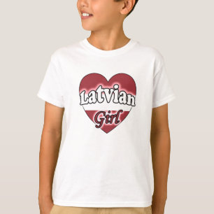 T-shirt Fille lettone