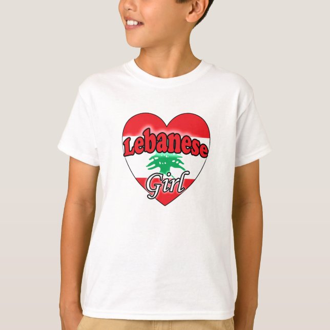 T-shirt Fille libanaise (Devant)