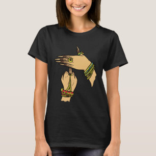 T-shirt Fille Mains Desi Bollywood Sarcastique  Hindi Punj