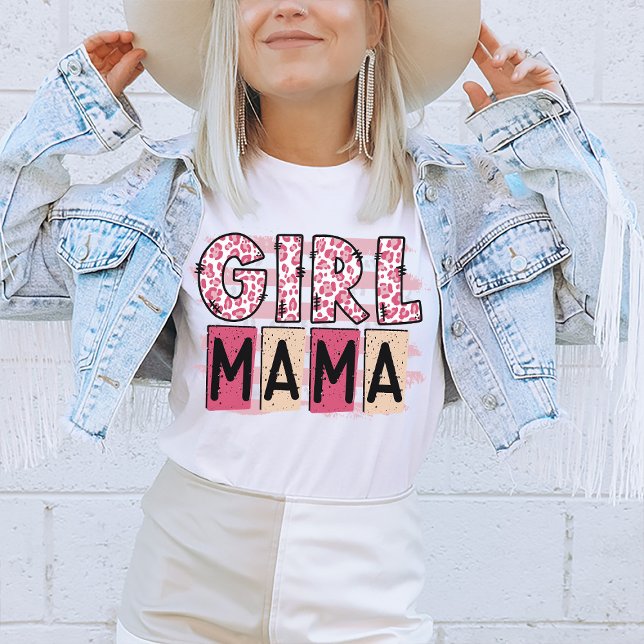 T-shirt fille maman (Girl Mama T-shirt)