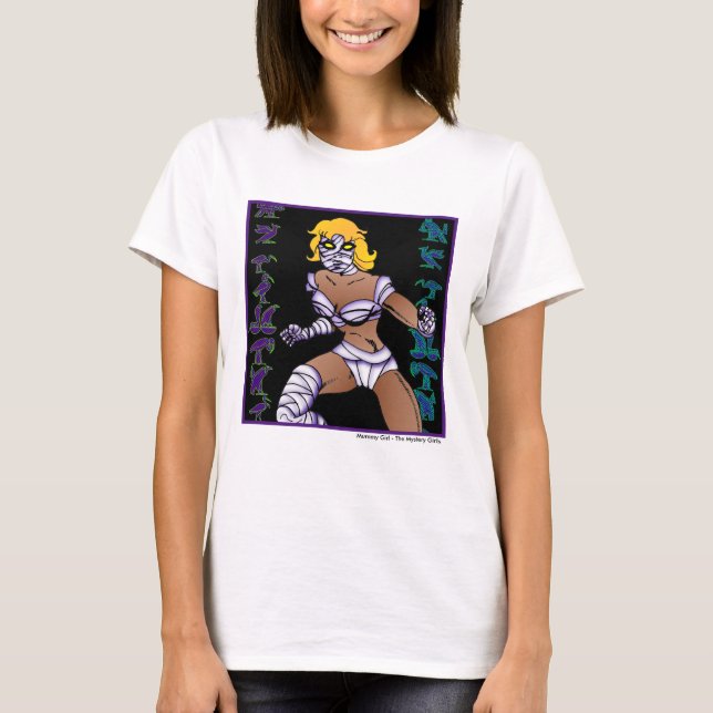 T-shirt Fille maman - Hiéroglyphes Inisofret (dos noir) (Devant)