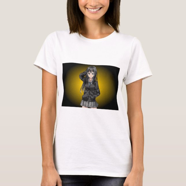 T-shirt fille mignonne (Devant)