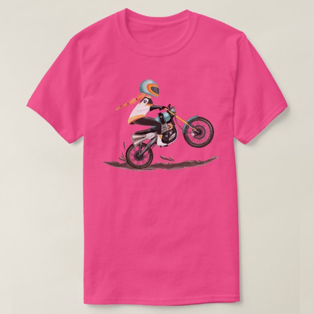 T-shirt Fille moto (Design devant)