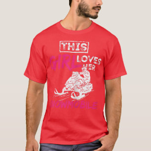 T-shirt Fille Motoneige Femme