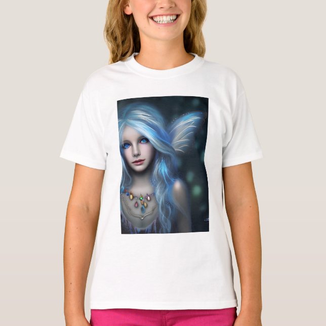 T-shirt Fille mystique éthérée (Devant)