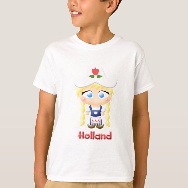 T-shirt Fille néerlandaise (Devant)
