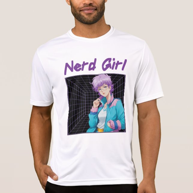 T-shirt Fille nerd  (Devant)