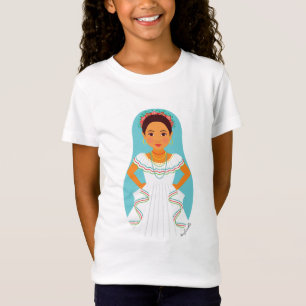 T-shirt fille nicaraguayenne Matryoshka