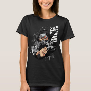 T-shirt Fille ninja.