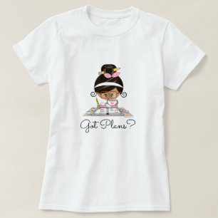 T-shirt Fille obtenue de planificateur de plans peau