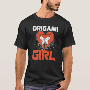 T-shirt Fille origami pliage de papier Escouade origami Gr