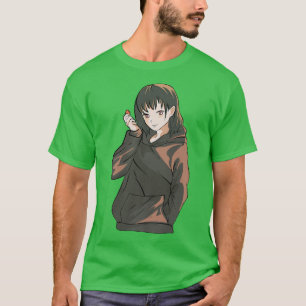 T-shirt Fille Otaku Anime Fraise Esthétique Japon