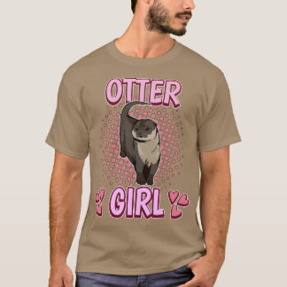 T-shirt Fille Otter Otter de mer