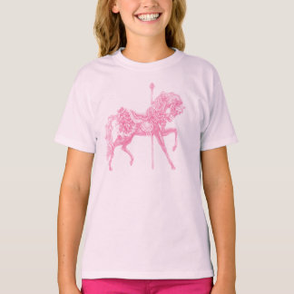 T-shirt fille ou femme du carrousel Horse