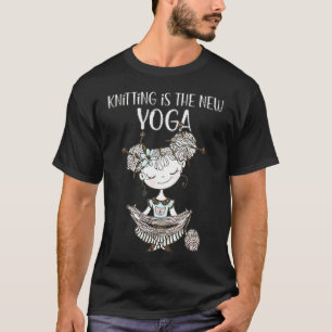 T-shirt Fille Passe-temps Tricot Mignon Nouveau Yoga Repos