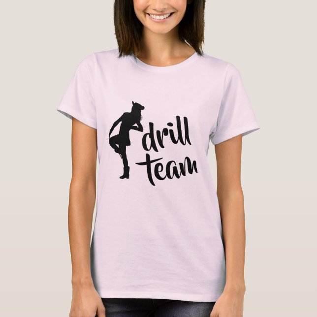 T-shirt Fille personnalisée d'équipe d'entraînement (Devant)