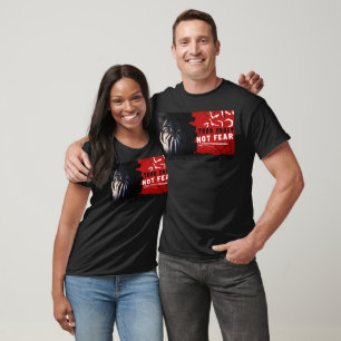 T-shirt Fille Peur Tu N'As Pas Peur Horreur